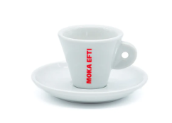 Moka Efti 6 šálků na kávu s podšálky - espresso