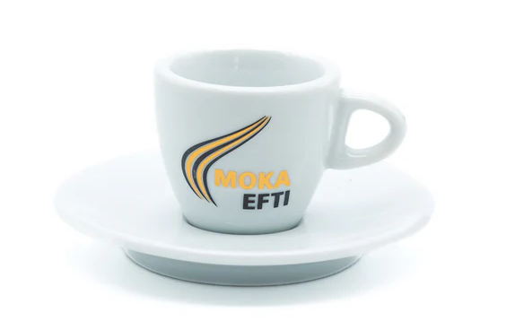 Moka Efti 6 šálků na kávu s podšálky - espresso