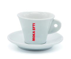 Moka Efti 6 šálků na kávu s podšálky - cappuccino