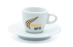 Moka Efti 6 šálků na kávu s podšálky - espresso